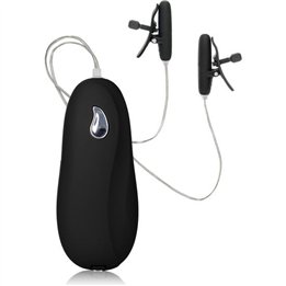 CALEXOTICS - VIBR HEATED NIPPLE TEASERS BLACK - D-223911