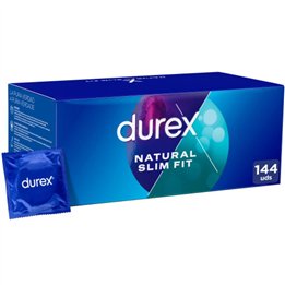 DUREX - NATURAL SLIM FIT BASIC 144 UNITS - D-240533 - Teknashop Ltd