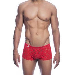 MOB - RED LACE BOXER SIZE L/XL - D-243522 - Teknashop Ltd