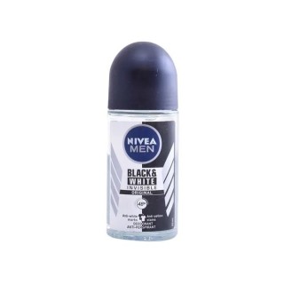 Nivea Men Black And White Ivisible Original Deodorant Roll-On 50ml - unisex - Teknashop Ltd