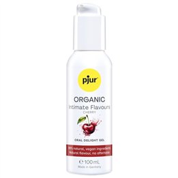 PJUR - ORGANIC INTIMATE FLAVOURS CHERRY ORAL DELIGHT GEL 100 ML - D-247097