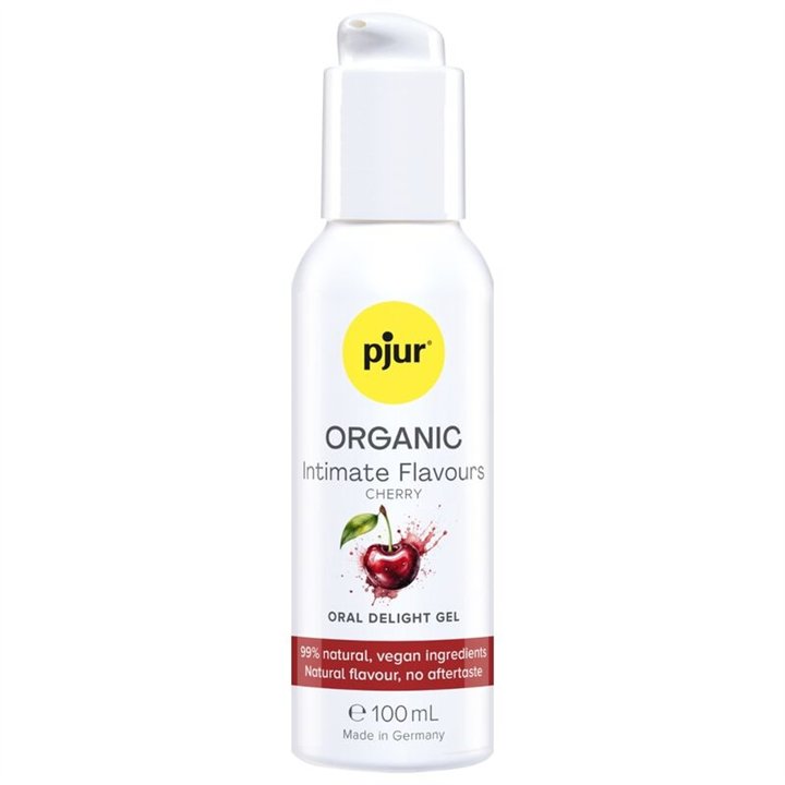 PJUR - ORGANIC INTIMATE FLAVOURS CHERRY ORAL DELIGHT GEL 100 ML - D-247097