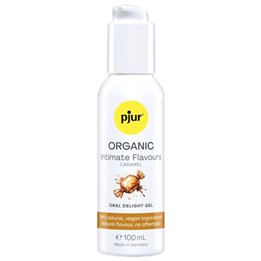 PJUR - ORGANIC INTIMATE FLAVOURS CARAMEL ORAL DELIGHT GEL 100 ML - D-247098
