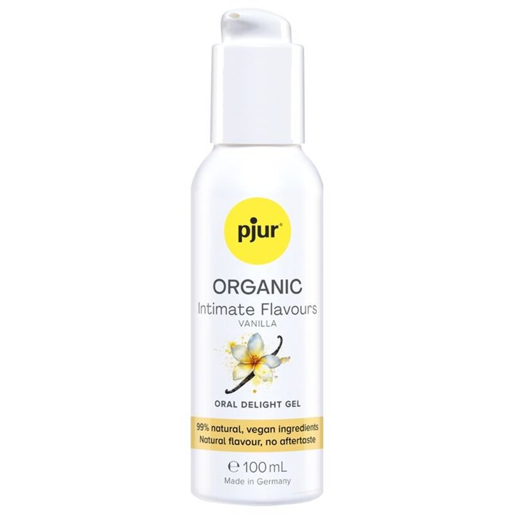 PJUR - ORGANIC INTIMATE FLAVOURS VANILLA ORAL DELIGHT GEL 100 ML - D-247099