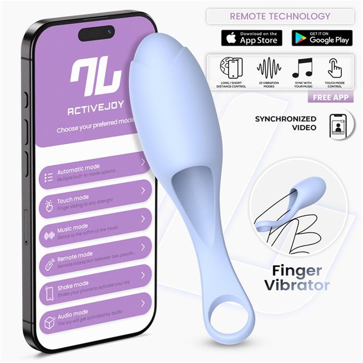 Lory Flexible Finger Vibrator with App - IN-131 - Teknashop Ltd