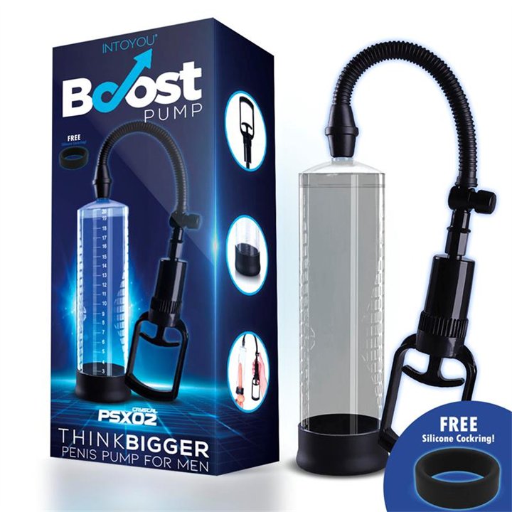 Manual Penis Pump PSX02 Crystal - BO-077