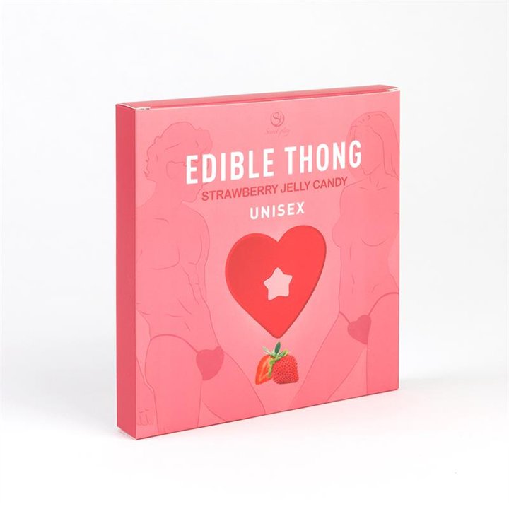 Gummy Thong Strawberry Unisex - F3732
