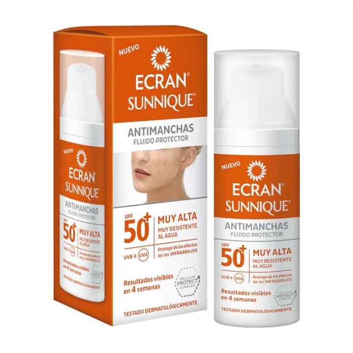 Ecran Sunnique Antimanchas Fluido Protector Spf50+ 50ml - unisex