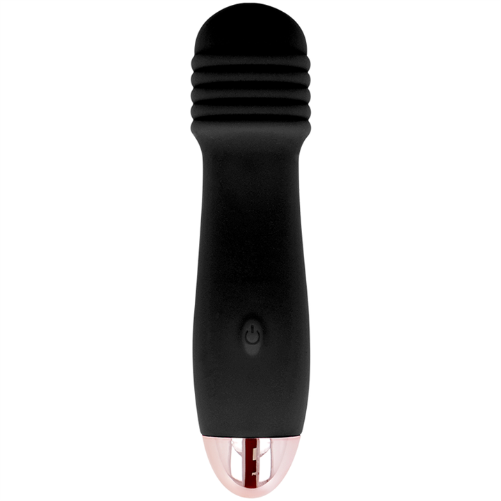 DOLCE VITA - RECHARGEABLE VIBRATOR THREE BLACK 7 SPEED - D-228454