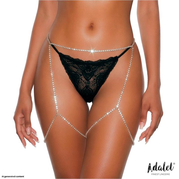 Georgina Rhinestone Garter One Size - A-138