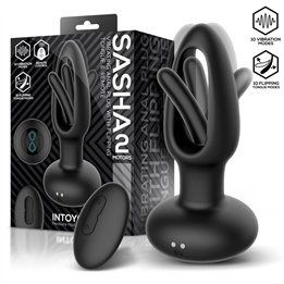 Sasha Vibrating Plug with Flipping Tongue and Remote Control - IN-674