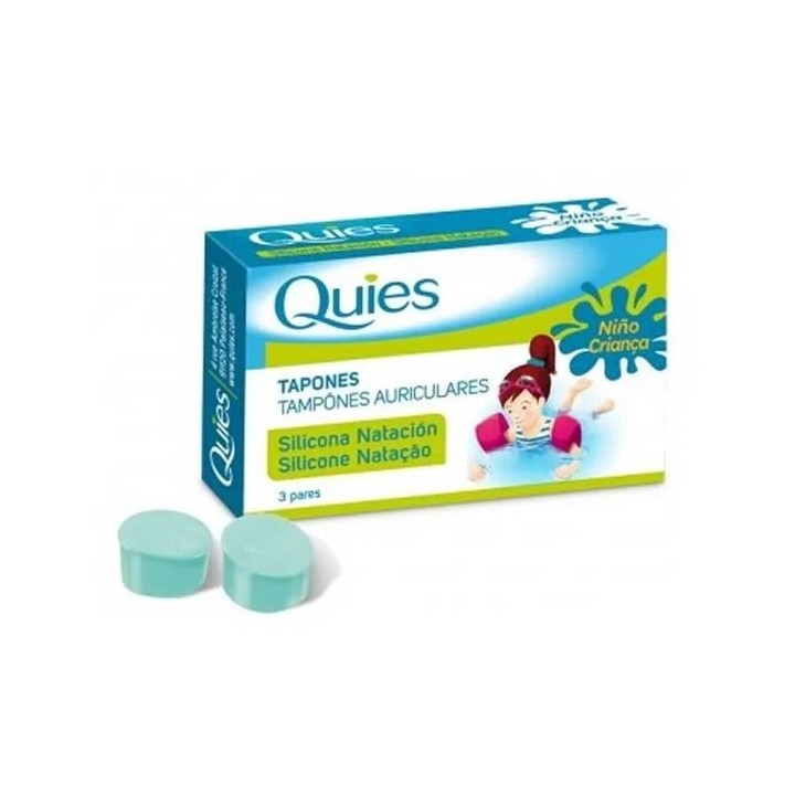 Quies Children's Silicone Swimming Plugs 6 Units - unisex - Teknashop Ltd