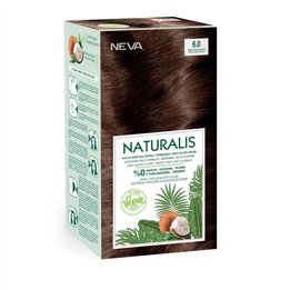 Naturalis, Neva, Permanent Hair Dye, 6.0 Intense Dark Blonde, 150 ml