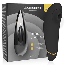 WOMANIZER - PREMIUM 2 CLITORAL STIMULATOR BLACK - D-235671