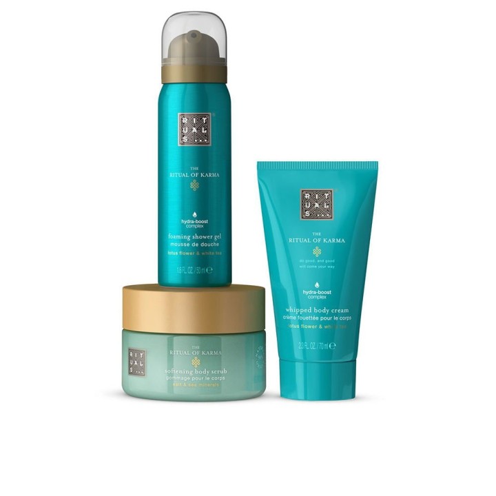 Set Rituals: The Ritual Of Karma, Exfoliating, Body Scrub, 125 g + The Ritual Of Karma, Hydrating, Body Cream, Body, 70 ml + The