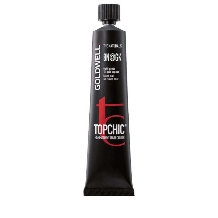 Goldwell, TopChic, Permanent Hair Dye, 8N@GK Copper Gold, 60 ml