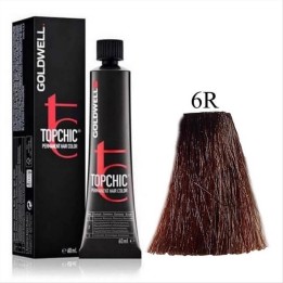 Goldwell, TopChic, Permanent Hair Dye, 6R Mahogany Brilliant, 60 ml