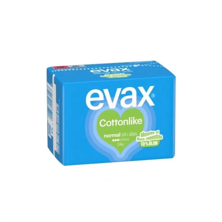 Evax Cottonlike Normal 24 Ud - unisex - Teknashop Ltd