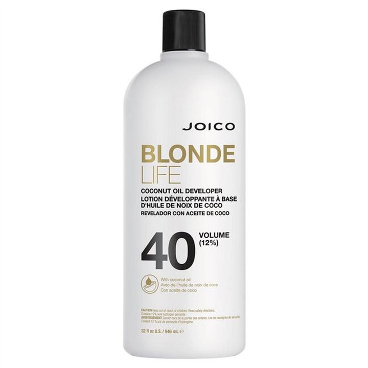 Joico, Blonde Life, Color Development & Lightening, Hair Oxidant Lotion, 12%, 40 vol, 946 ml - Teknashop Ltd