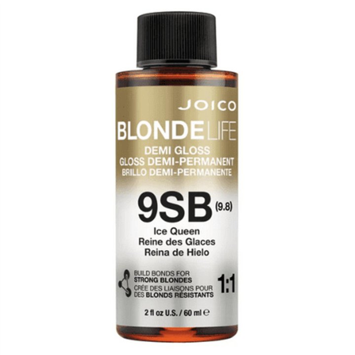 Joico, Blonde Life, Demi-Permanent Hair Dye, 9SB Silver Blue, 60 ml