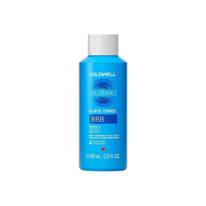 Goldwell, Colorance Gloss Tones, Demi-Permanent Hair Dye, 8 BB, 60 ml - Teknashop Ltd
