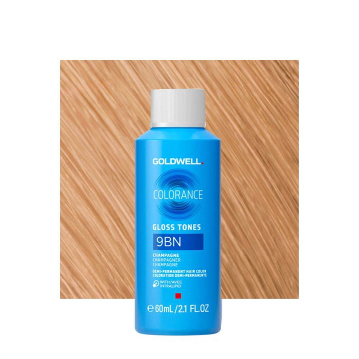 Goldwell, Colorance Gloss Tones, Demi-Permanent Hair Dye, 9BN Champagne, 60 ml