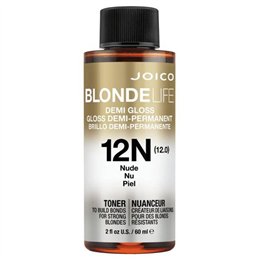 Joico, Blonde Life, Demi-Permanent Hair Dye, 12N Natural Dark Brown, 60 ml - Teknashop Ltd