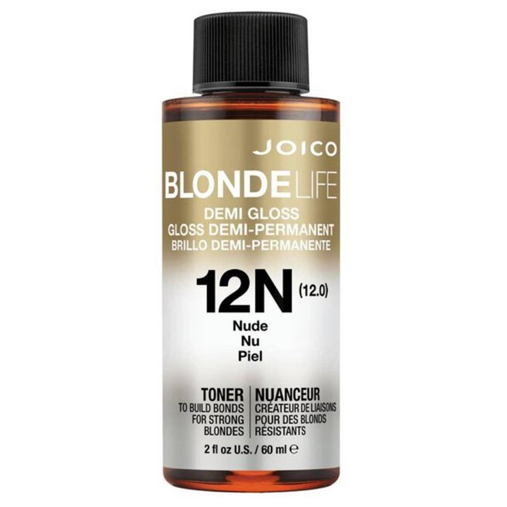 Joico, Blonde Life, Demi-Permanent Hair Dye, 12N Natural Dark Brown, 60 ml - Teknashop Ltd