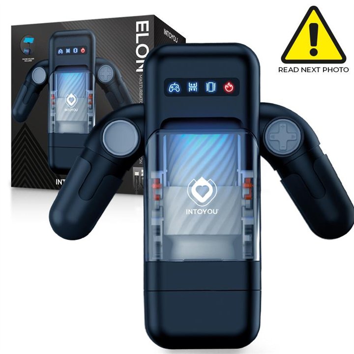 Elon Intelligent Masturbator with Up and Down Movement, Vibration, Heat and Phone Holder - U-164