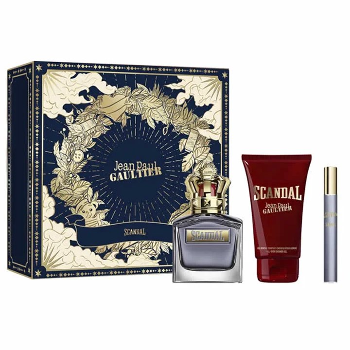 Jean Paul Gaultier Scandal Pour Homme Eau De Toilette Spray 100ml Set 3 Pieces - unisex