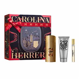 Carolina Herrera 212 Men Eau De Parfum Spray 100ml Set 3 Pieces - unisex