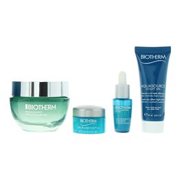 Set Biotherm: Aquasource Night Spa, Hydrating, Night, Balm, For Face, 20 ml + Aquasource Hyalu, Hyaluronic Acid, Hydrating, Plum