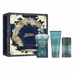 Jean Paul Gaultier Le Male Eau De Toilette Spray 125ml Set 3 Pieces - unisex
