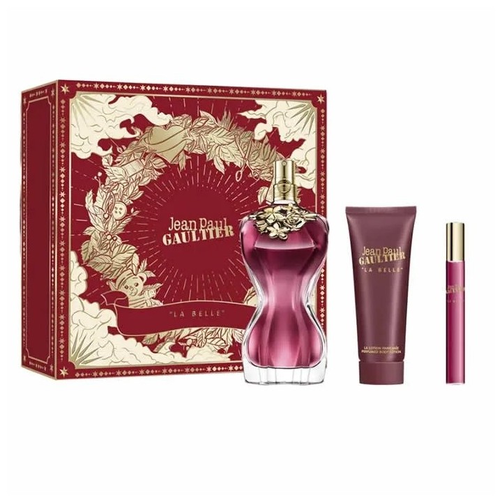 Jean Paul Gaultier La Belle Eau De Parfum Spray 100ml Set 3 Pieces - unisex - Teknashop Ltd