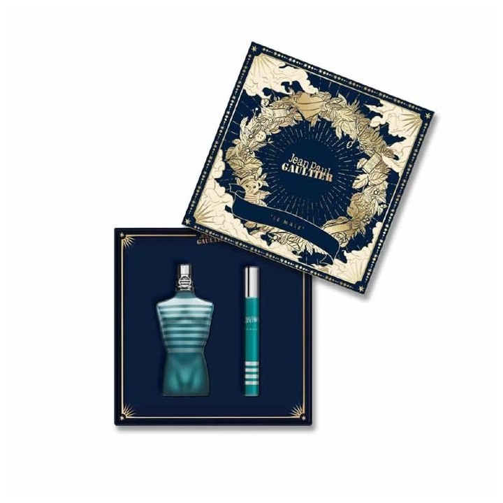 Jean Paul Gaultier Le Male Eau De Toilette Spray 75ml Set 2 Pieces - unisex - Teknashop Ltd