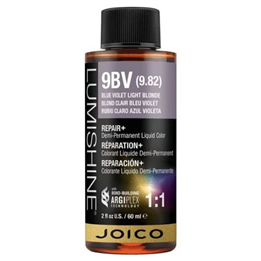Joico, LumiShine, Demi-Permanent Hair Dye, 9BV Blue Violet Light Blonde, 60 ml