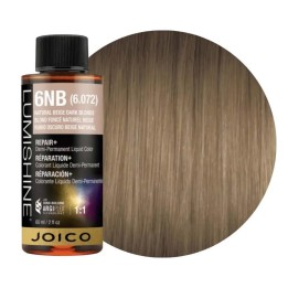 Joico, LumiShine, Demi-Permanent Hair Dye, 6NB Natural Beige Dark Blonde, 60 ml