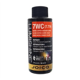 Joico, LumiShine, Demi-Permanent Hair Dye, 7WC Warm Copper Medium Blonde, 60 ml