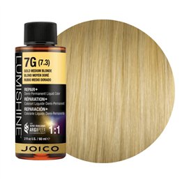 Joico, LumiShine, Demi-Permanent Hair Dye, 7G Gold Medium Blonde, 60 ml