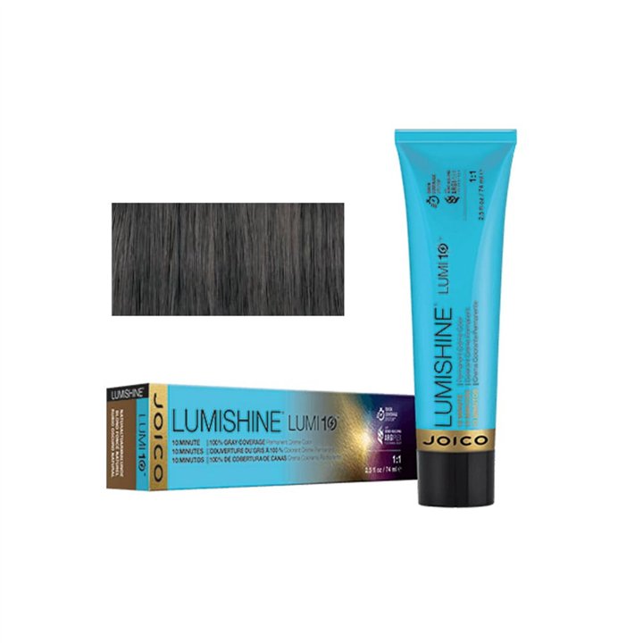 Joico, Lumishine Lumi10, Permanent Hair Dye, 5NBA Natural Blue Ash/Light Brown, 74 ml