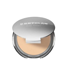 Kryolan, Dual Finish, Covering & Smoothing, Compact Powder, Alabaster, 10 g