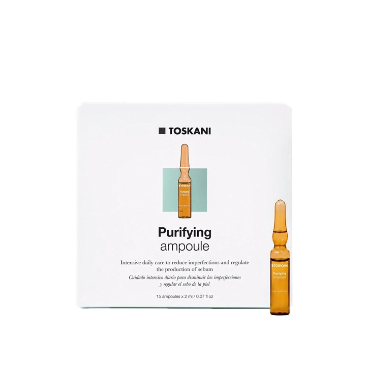 Set, Toskani, Purifying, Balancing, Daily, Ampoules Treatment Serum, For Face, For Women, 15 pcs, 2 ml