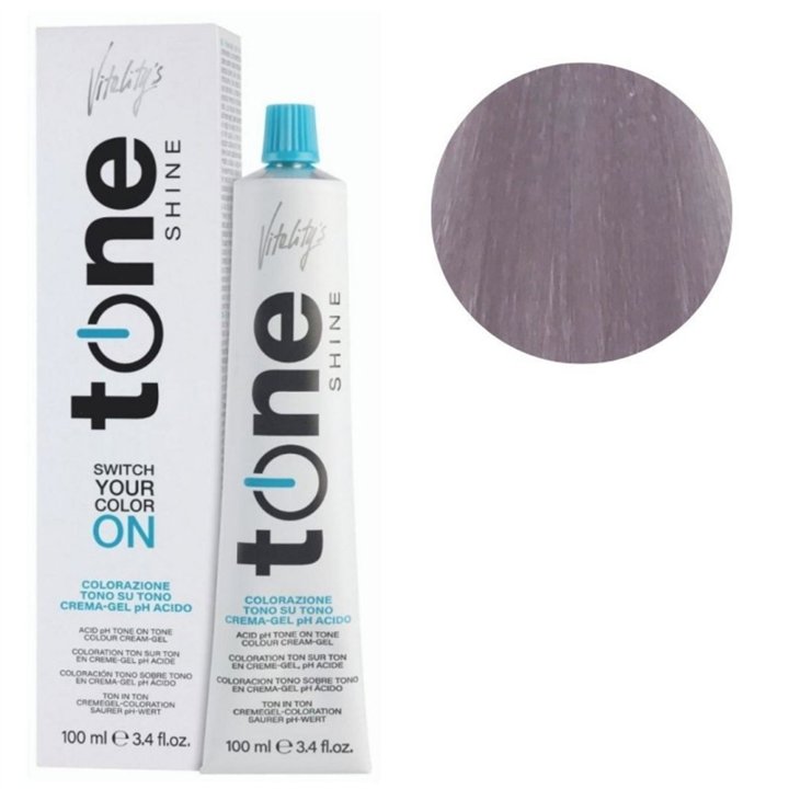 Vitality's, Tone Shine, Demi-Permanent Hair Dye, 10/87 Ultrablond Violet Irisé Pearl, 100 ml