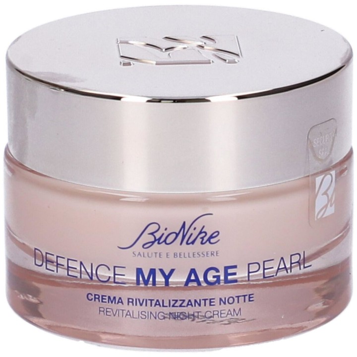 BioNike, Defence My Age Pearl, Revitalising, Night, Cream, For Face, 50 ml