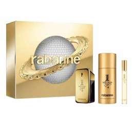Paco Rabanne 1 Million Eau De Toilette Spray 50ml Set 3 Pieces - unisex