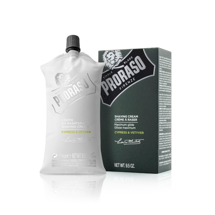 Proraso, Cypress & Vetyver, Hydrating & Protecting, Shaving Cream, 275 ml - Teknashop Ltd