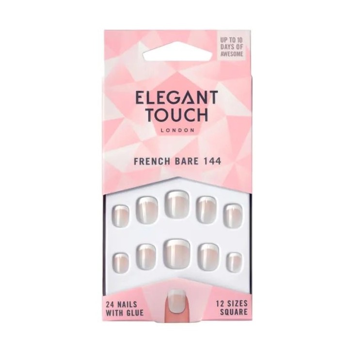 Elegant Touch Natural French Bare 144 XS - unisex - Teknashop Ltd