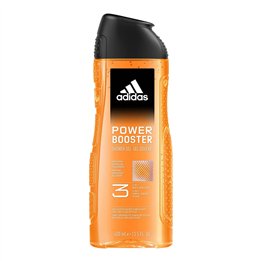 Adidas Power Booster Shower Gel 400ml - unisex - Teknashop Ltd