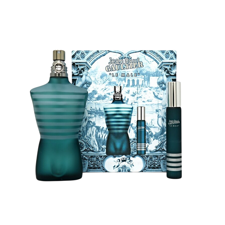 Set Jean Paul Gaultier: Le Male, Eau De Toilette, For Men, 125 ml + Le Male, Eau De Toilette, For Men, 20 ml