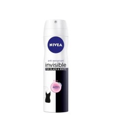 Nivea Invisible For Black And White Clear Spray 200ml - unisex